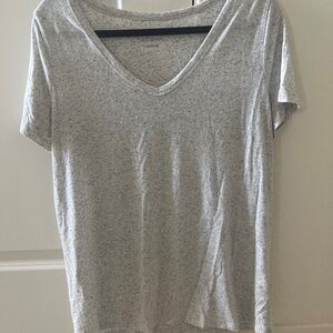 Gray v neck